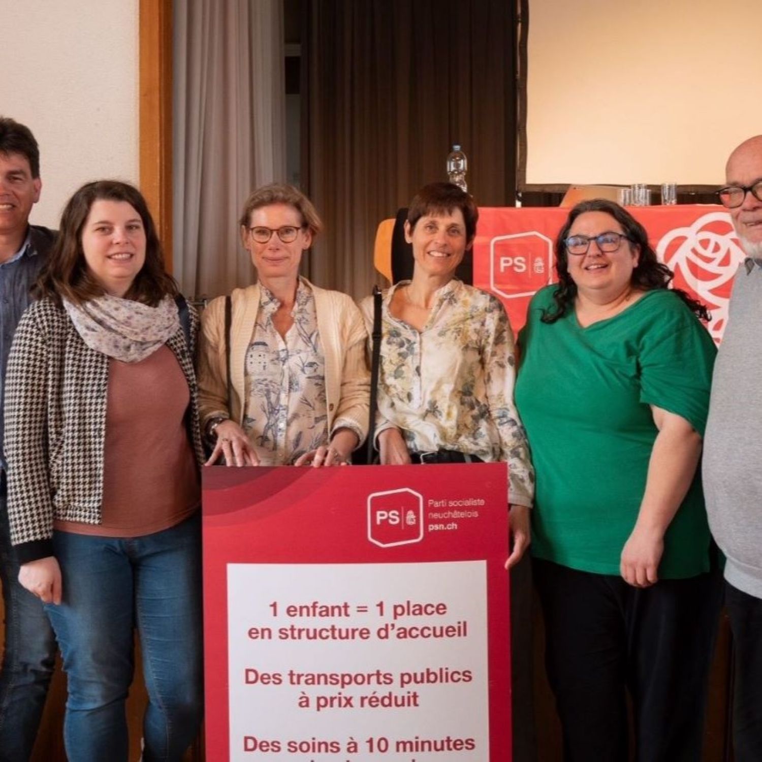 Belle délégation du PS Laténa au congrès du PSN